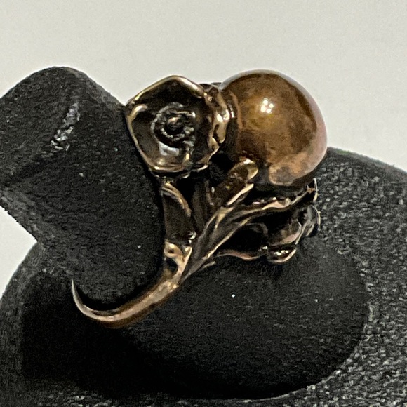 Elegant Copper Victorian Women's Ring size 6.5 - Picture 2 of 7